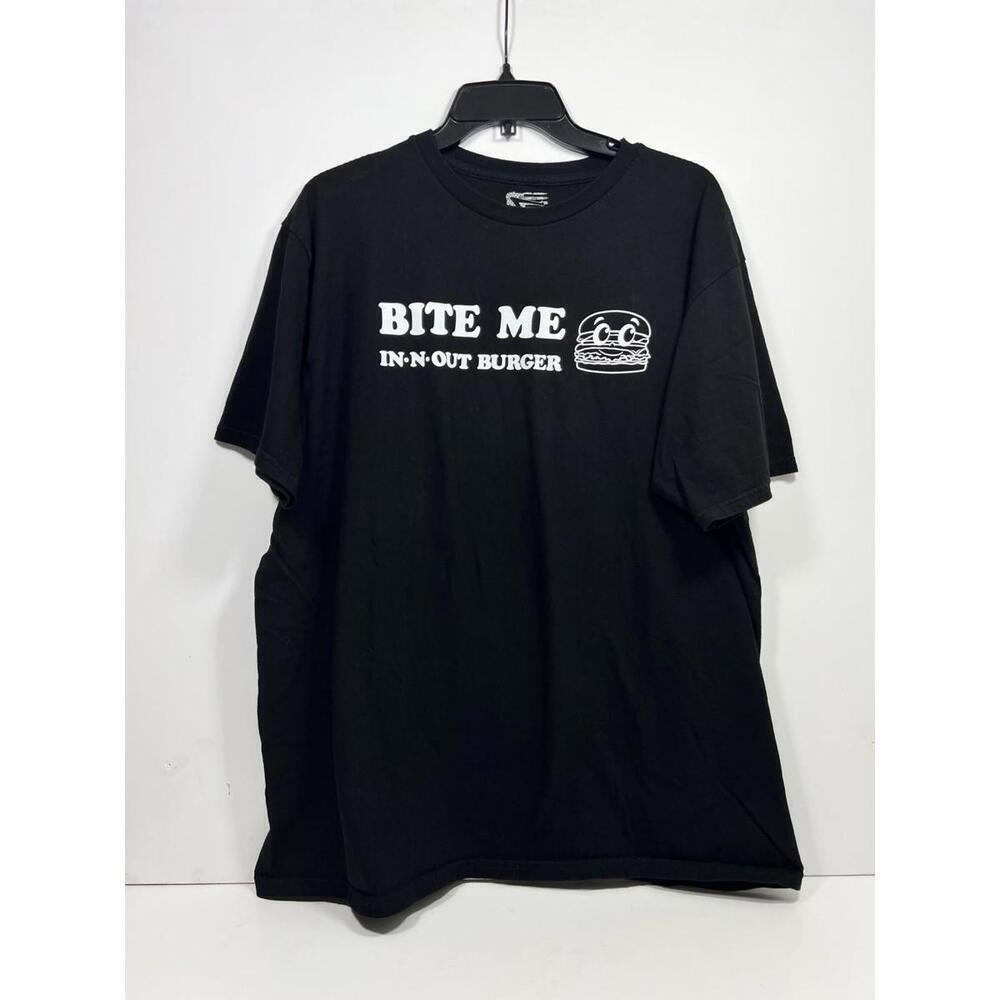 In N Out Bite Me Tshirt Black Size XL